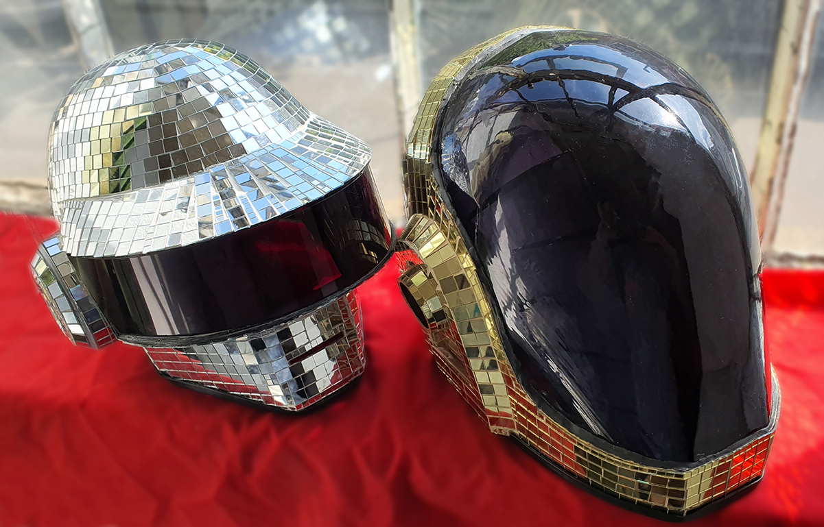 Disco Ball Daft Punk Helmet Standard Set image 1