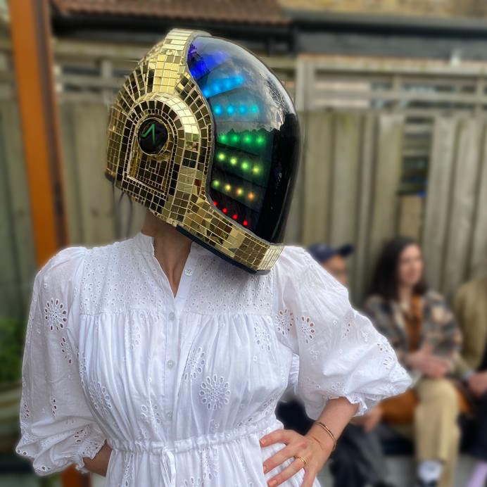 Disco Ball Daft Punk Helmet - Guy Electric image 1