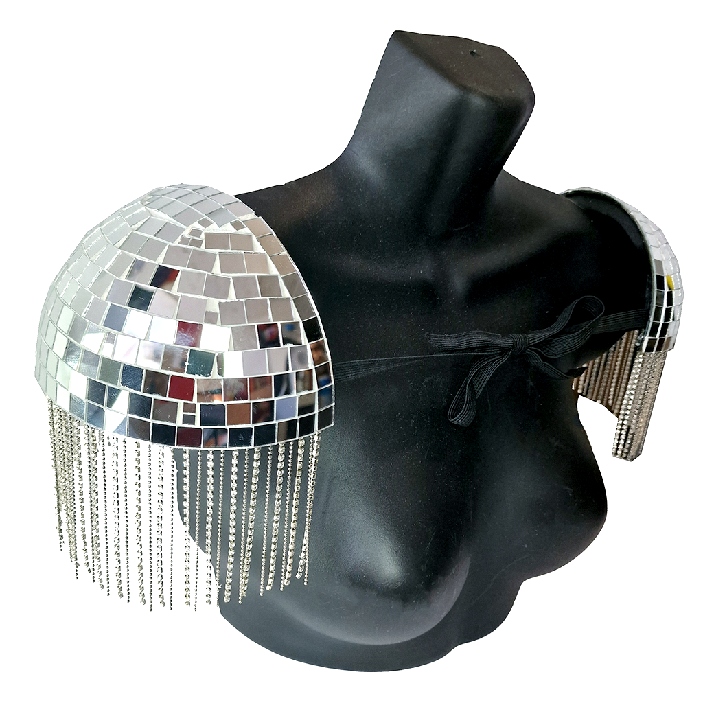 16cm 'small' Deluxe Disco Shoulder Pads image 2