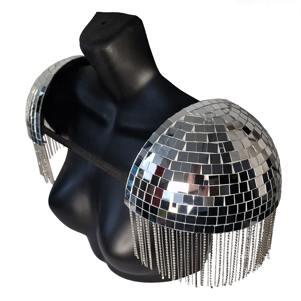 20cm Deluxe Disco Shoulder Pads image 1