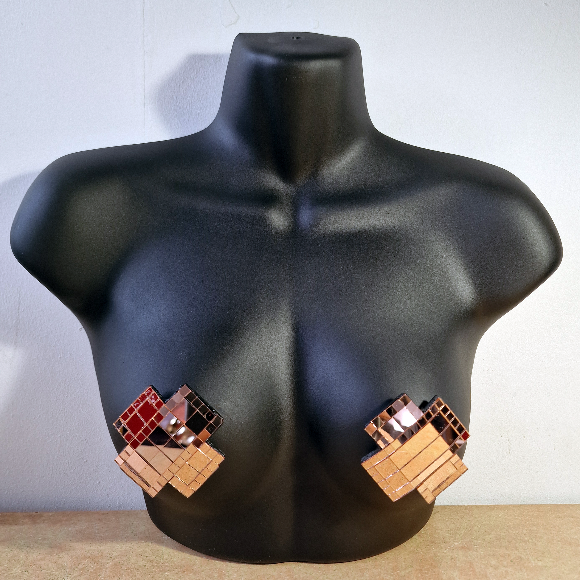 DiSCO NiPS (Cross) - mirror ball nipple tassels / pasties image 12