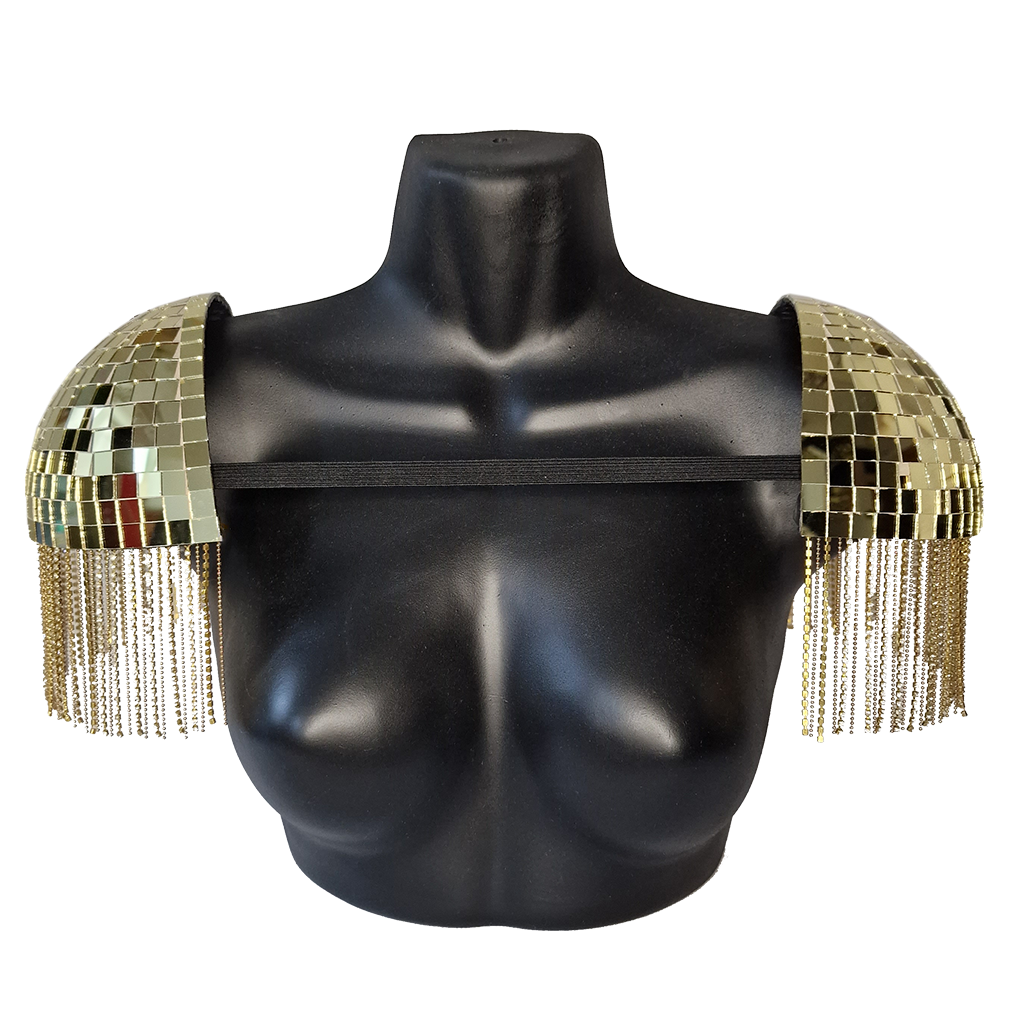 20cm Deluxe Disco Shoulder Pads image 3