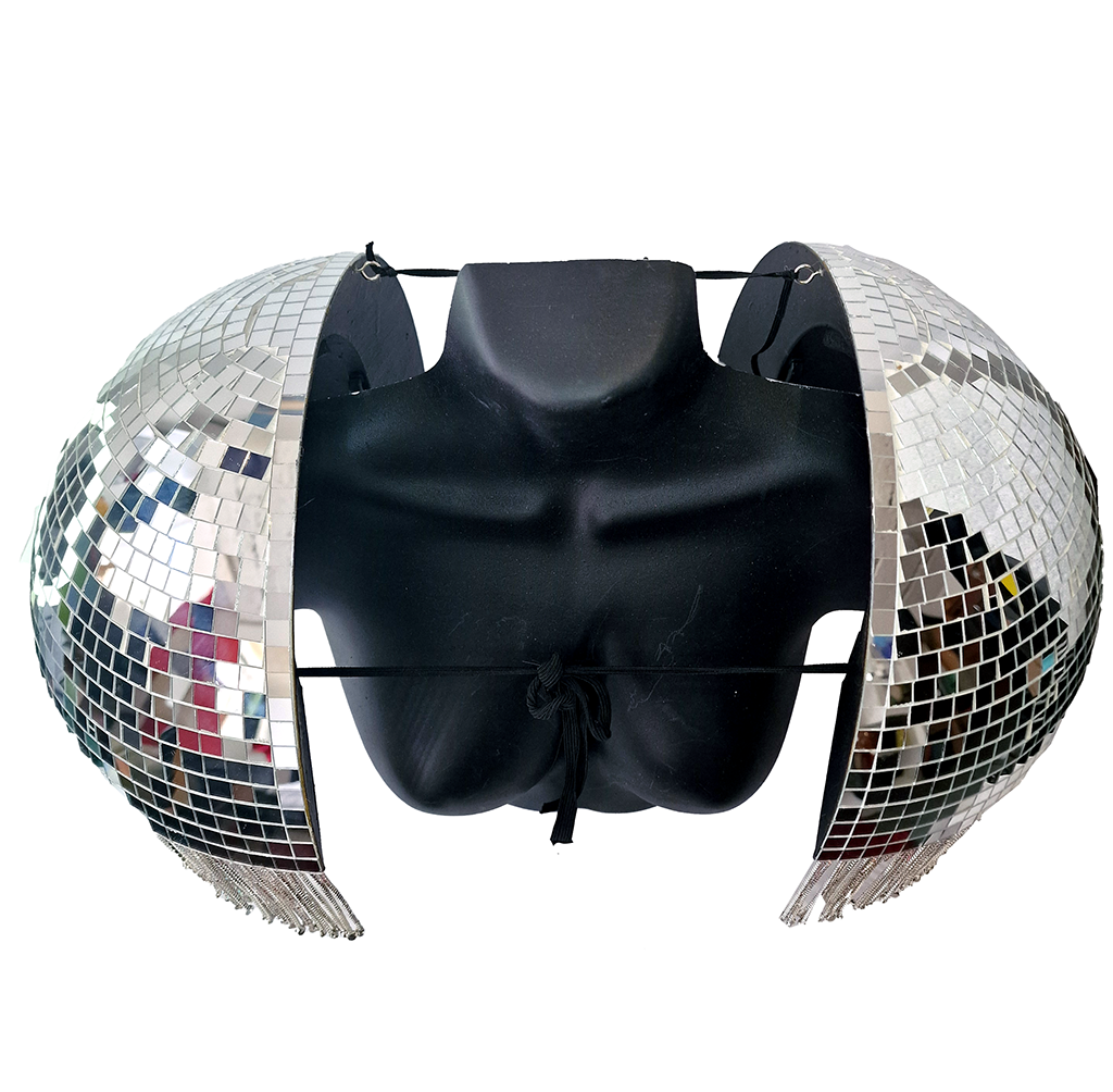 34cm XL Deluxe Disco Shoulder Pads image 4