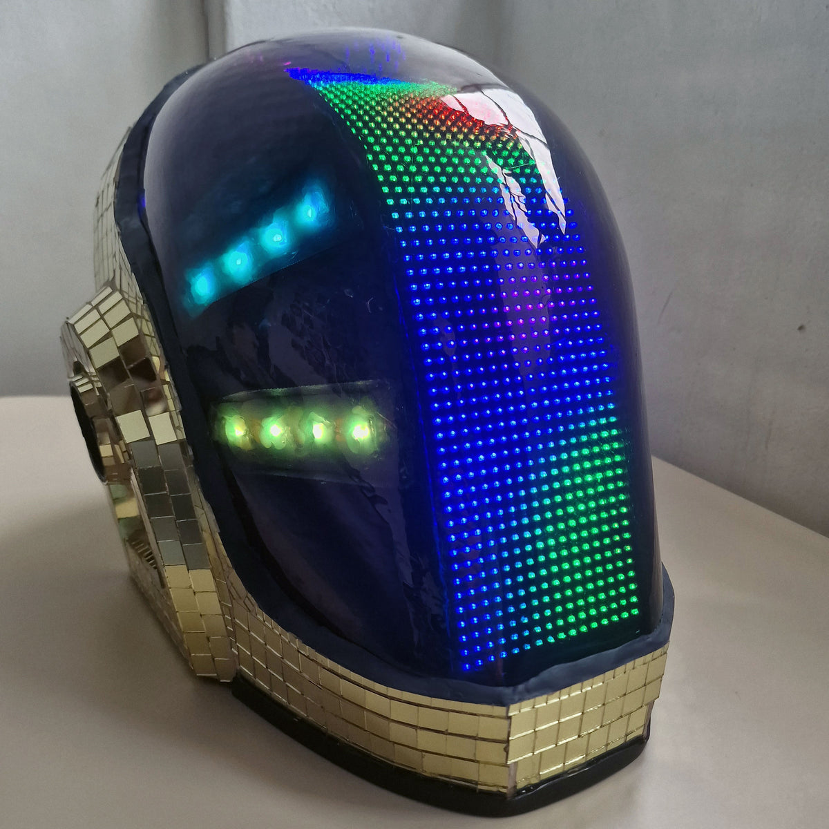Daft Punk X Disco Ball — Guy Manuel Helmet Matrix Version