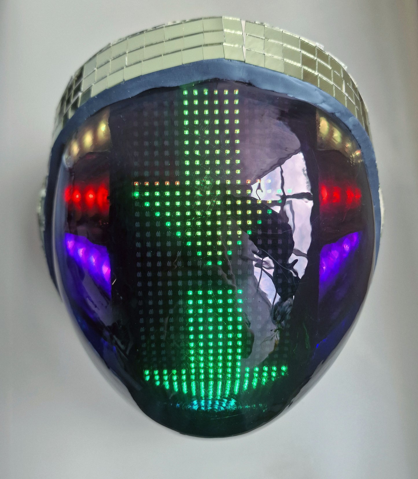 Daft Punk X Disco Ball — Guy Manuel Helmet Matrix Version