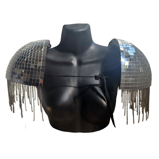 28cm Deluxe LARGE Disco Shoulder Pads