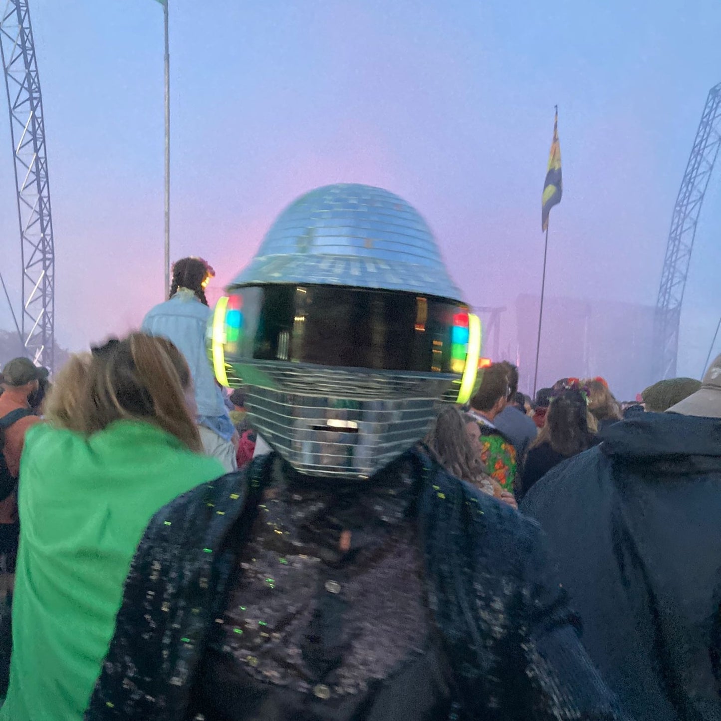 Disco Ball Daft Punk Helmet - Thomas Electric image 5