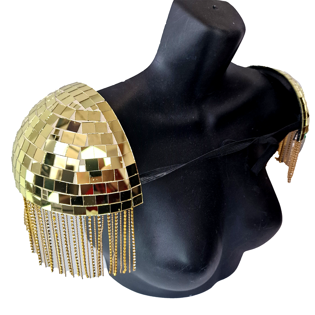 16cm 'small' Deluxe Disco Shoulder Pads image 0