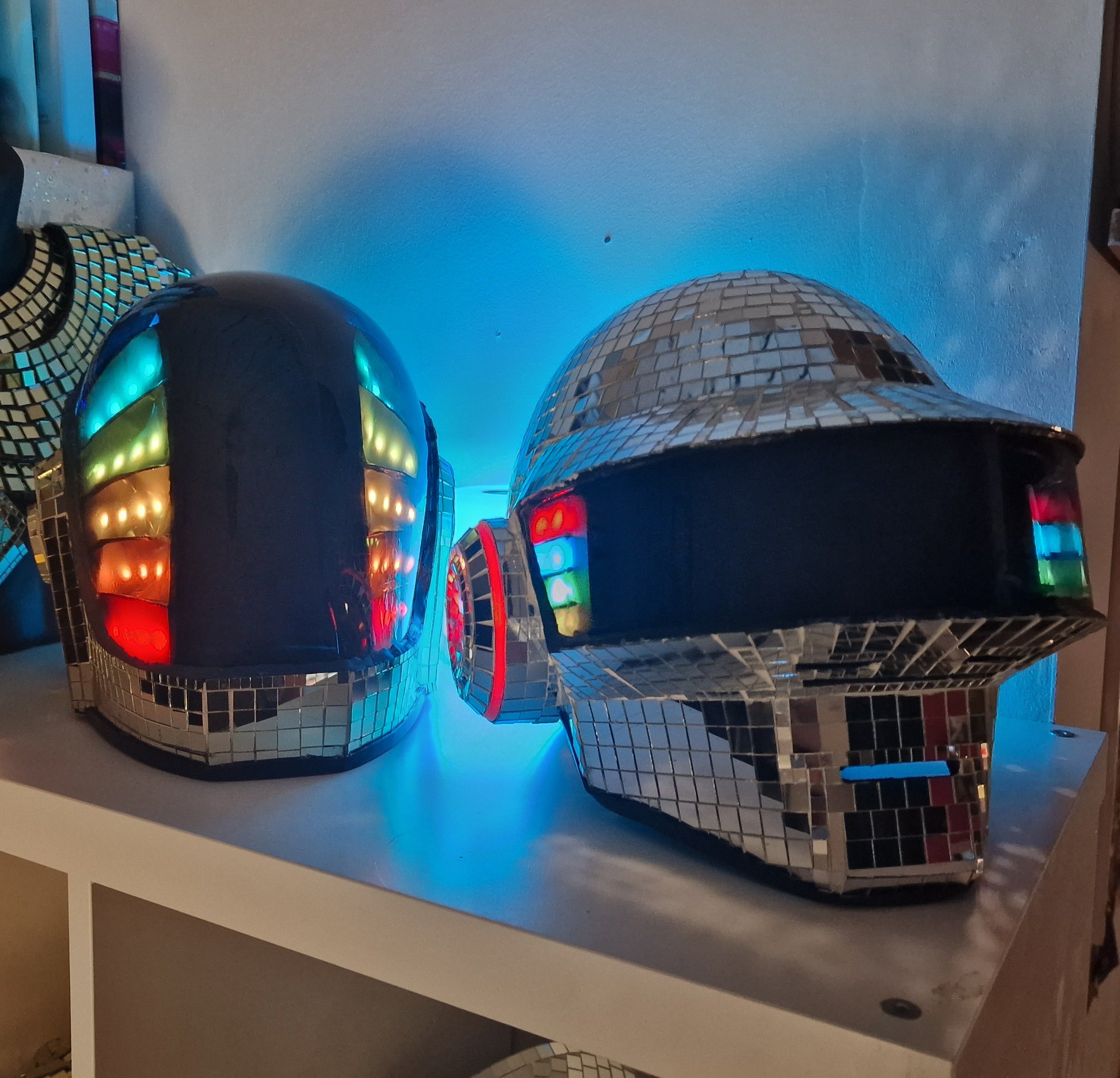 Disco Ball Daft Punk Helmet Electric Set image 0