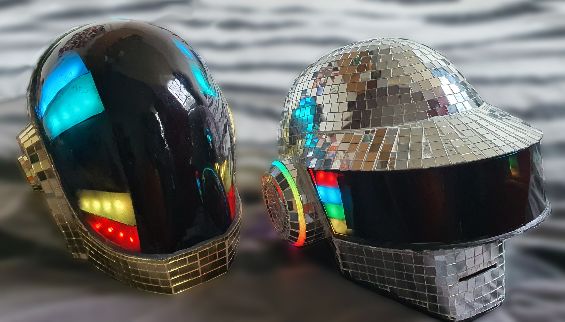 buy daft punk motorcycle helmet Disco Ball Daft Punk Helmet Electric Set – Daft Disco