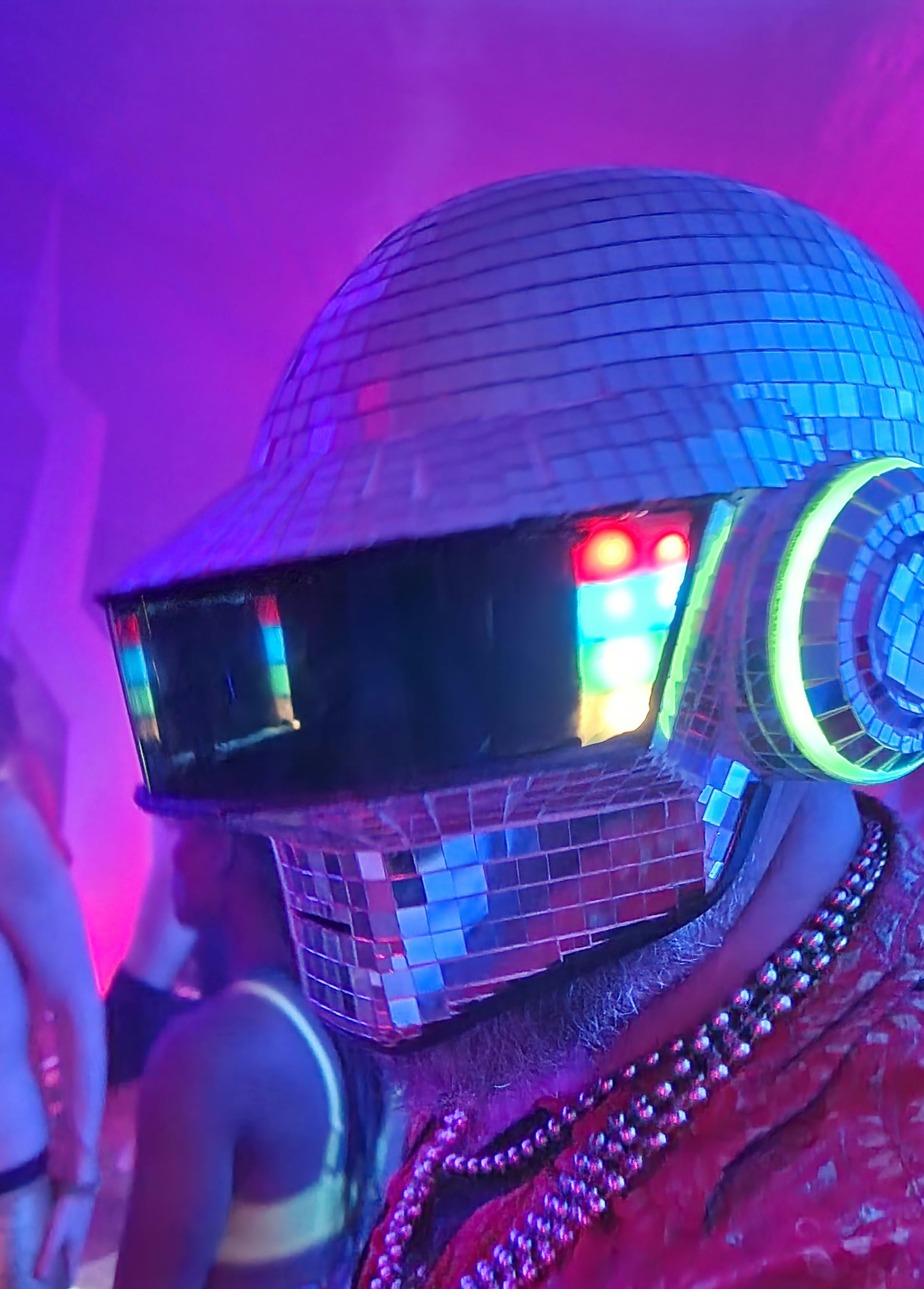 Disco Ball Daft Punk Helmet - Thomas Electric image 2